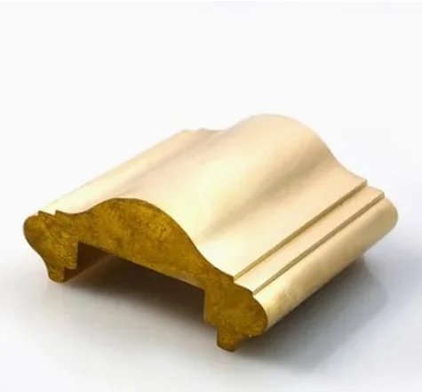 Main courante en laiton, profil ergonomique pour rampe d'escalier