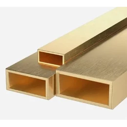 Tubes rectangulaires en laiton de trois sections